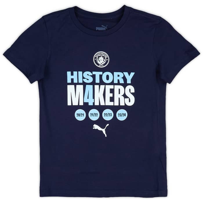 2023-24 Manchester City Puma Winners Tee (S.Kids)