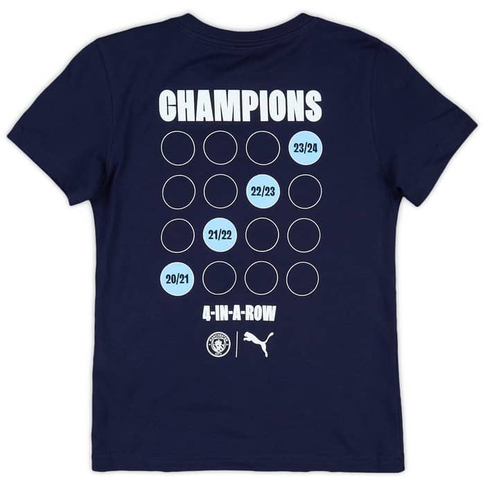 2023-24 Manchester City Puma Winners Tee (S.Kids)