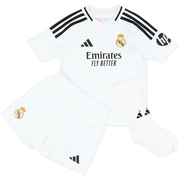 2024-25 Real Madrid Home Full Kit (Little Kids)