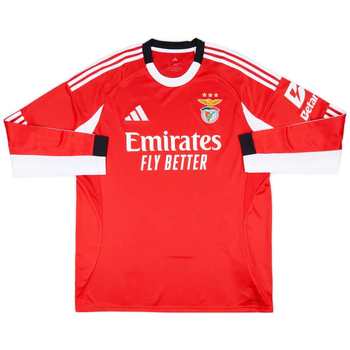 2025-26 Benfica Home L/S Shirt (XXL)
