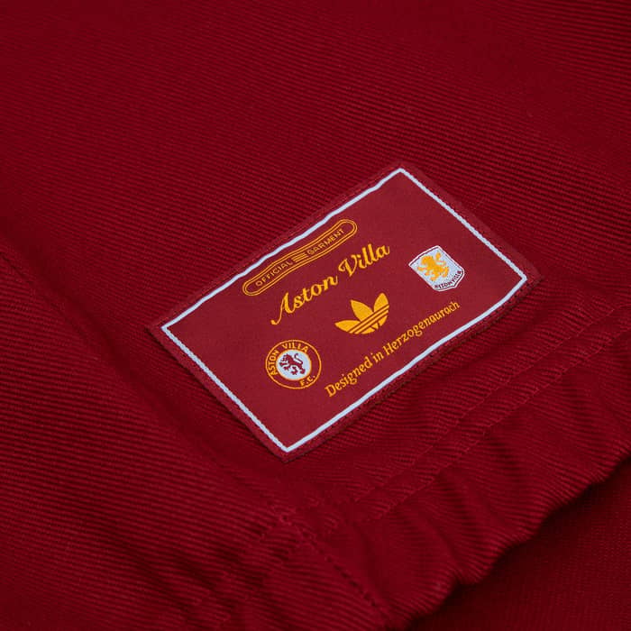 2025-26 Aston Villa adidas Originals Terrace Icons Drill Sweat Top