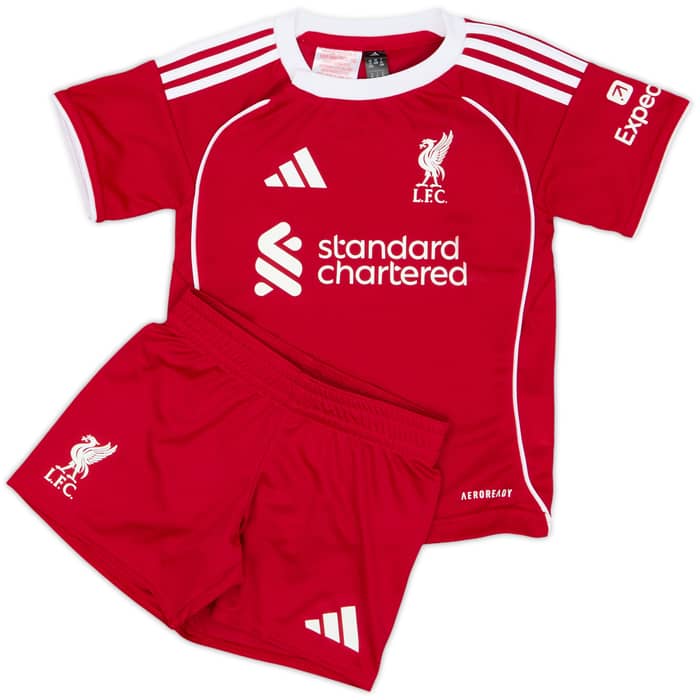 2025-26 Liverpool Home Shirt & Shorts Kit (BABY)