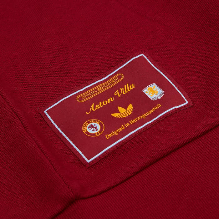 2025-26 Aston Villa adidas Originals Terrace Icons 1/4 Zip Top