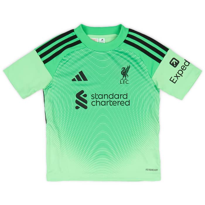 2025-26 Liverpool GK Home Full Kit  (Little Kids)