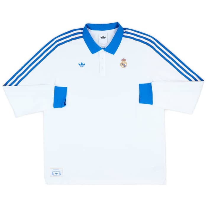 2025-26 Real Madrid adidas Originals Icon Polo L/S T-Shirt