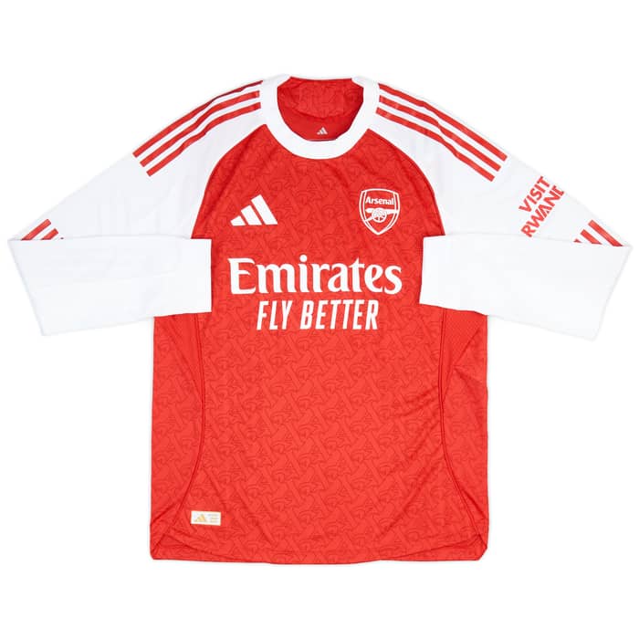 2025-26 Arsenal Authentic Home L/S Shirt