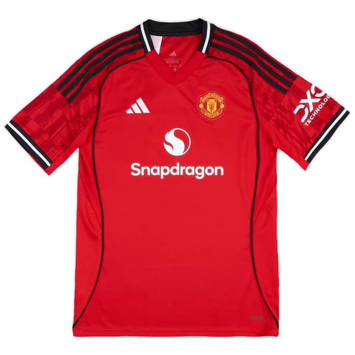 2025-26 Manchester United Home Shirt (KIDS)