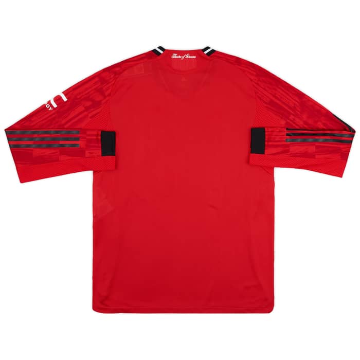 2025-26 Manchester United Authentic Home L/S Shirt