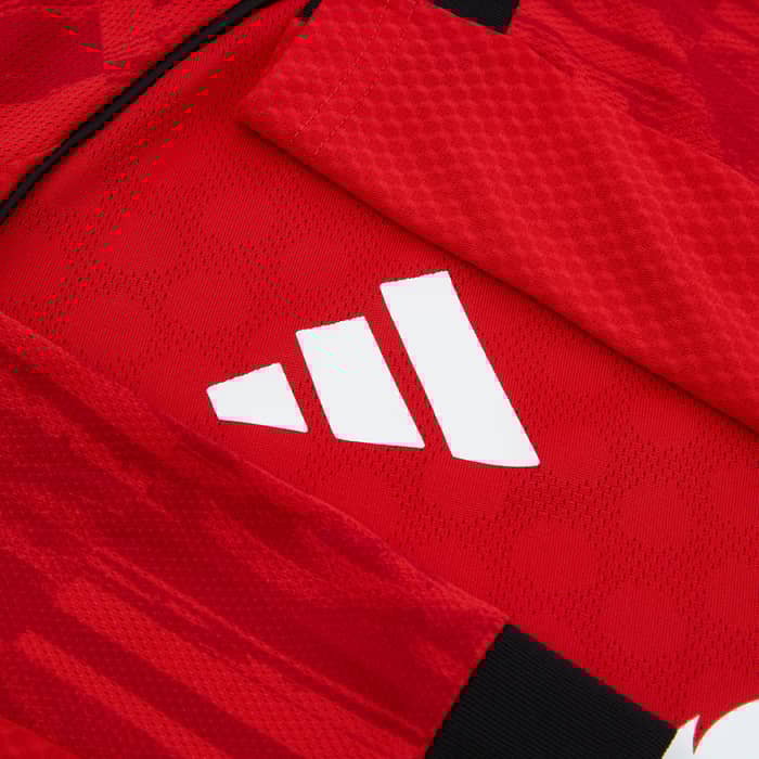 2025-26 Manchester United Authentic Home L/S Shirt