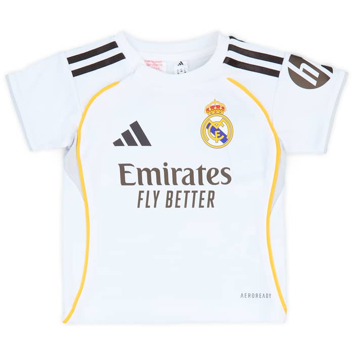 2025-26 Real Madrid Home Shirt & Shorts Kit (BABY)