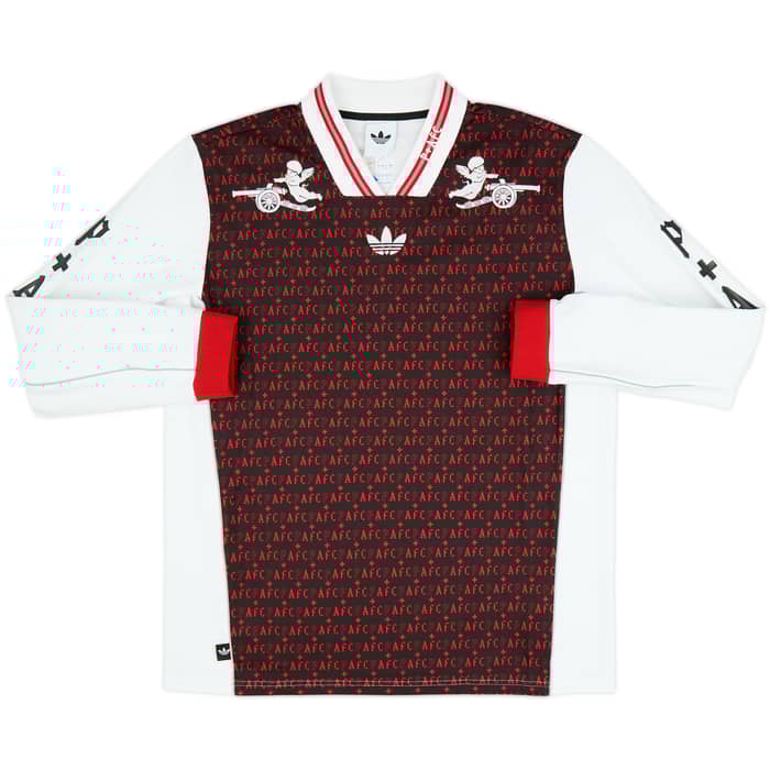 2025-26 Arsenal adidas Originals Places+Faces Lifestyler L/S Shirt