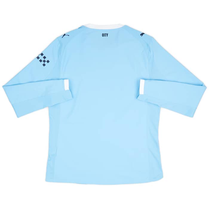2025-26 Manchester City Authentic Home L/S Shirt