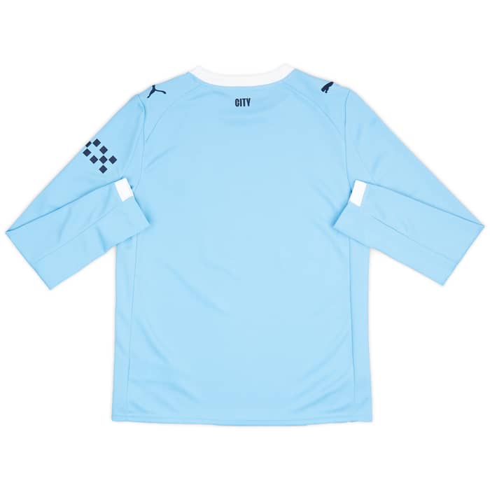 2025-26 Manchester City Home L/S Shirt (KIDS)