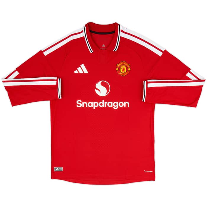 2026-27 Manchester United Authentic Home L/S Shirt