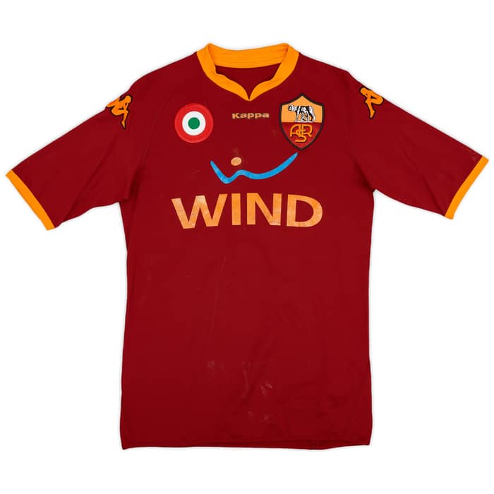 2007-08 Roma Home Shirt Totti #10 - 5/10 - (M)