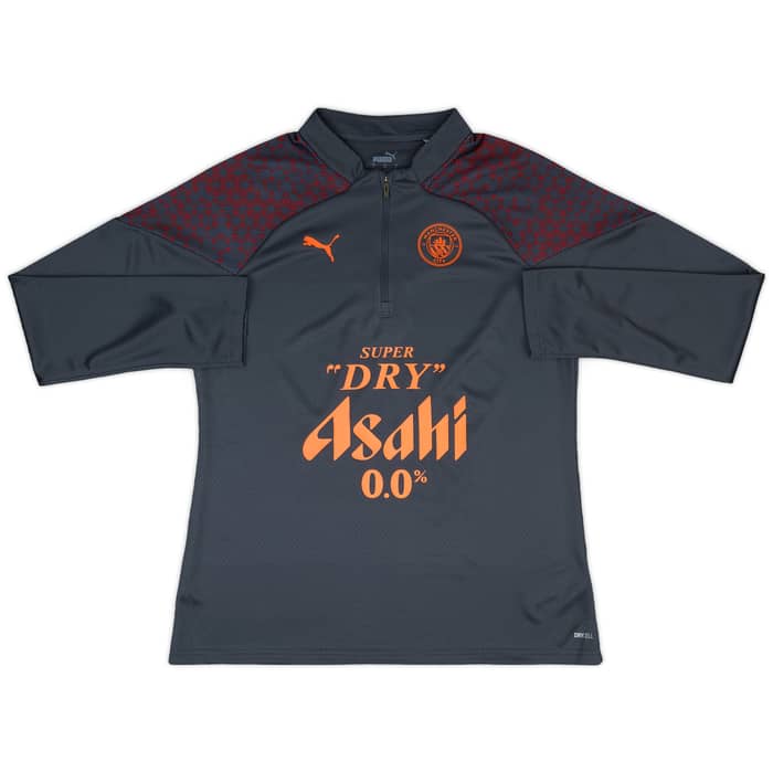 2023-24 Manchester City Women's Player Issue 1/4 Zip Training Top (M)
