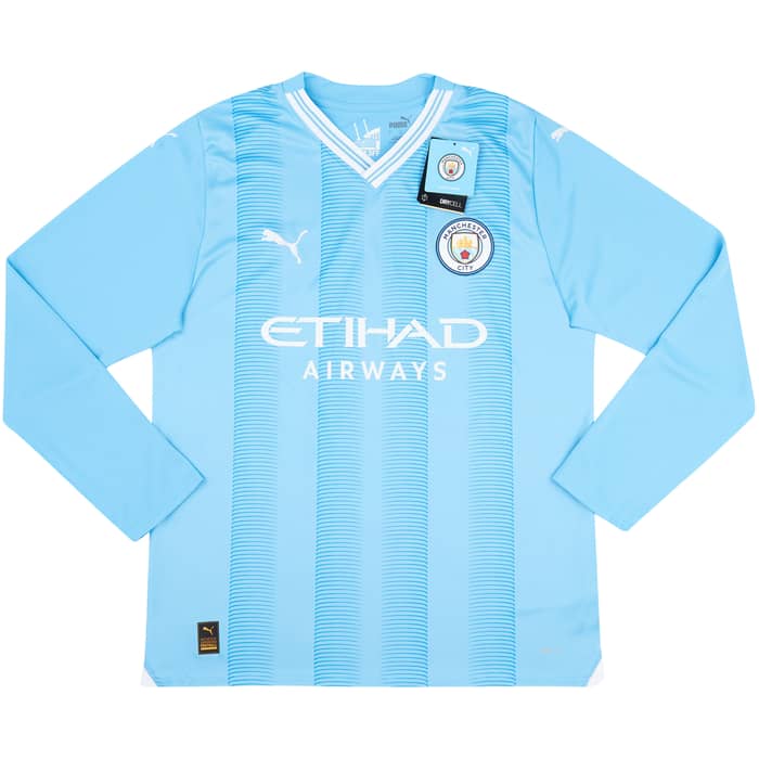 2023-24 Manchester City Home L/S Shirt