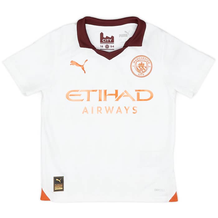 2023-24 Manchester City Full Away Kit - (Little Kids)