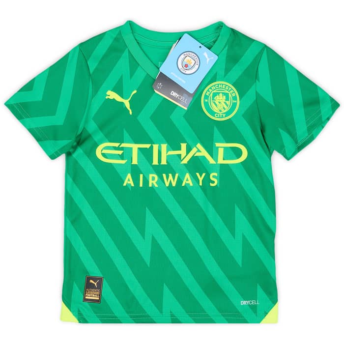 2023-24 Manchester City GK Home Shirt & Shorts Kit (2-3 Years)