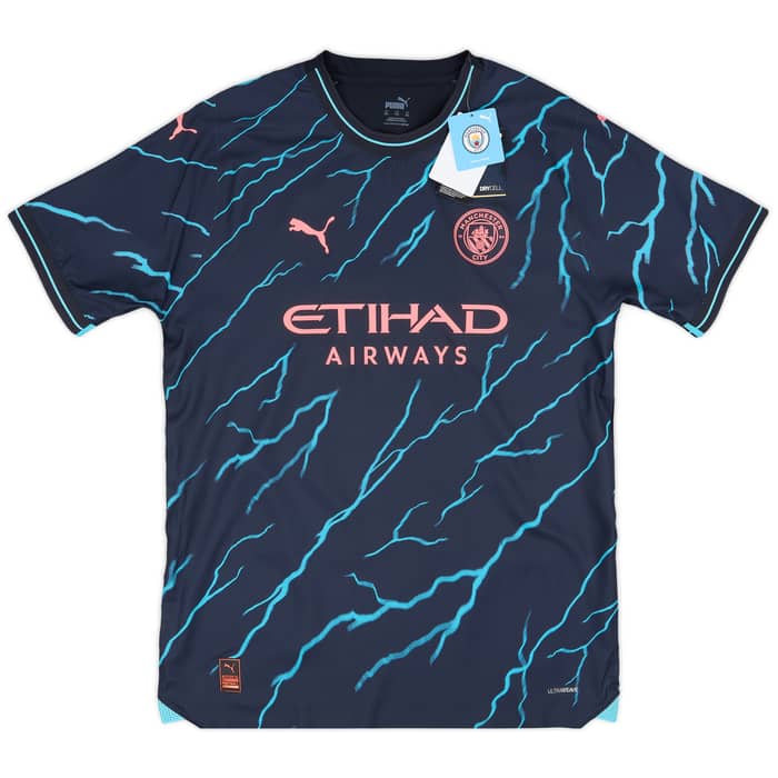 2023-24 Manchester City Authentic Third Shirt - In Box - (XXL)