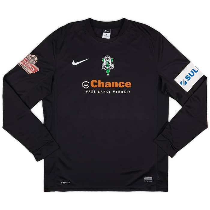 2013-14 FK Jablonec Player Issue Away L/S Shirt # - 9/10
