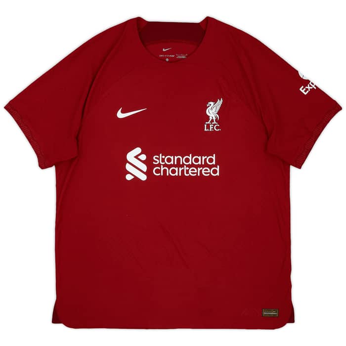 2022-23 Liverpool Authentic Home Shirt Thiago #6 - 5/10 - (XL)