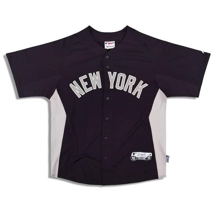 2011 New York Yankees Authentic Majestic Batting Practice Jersey L