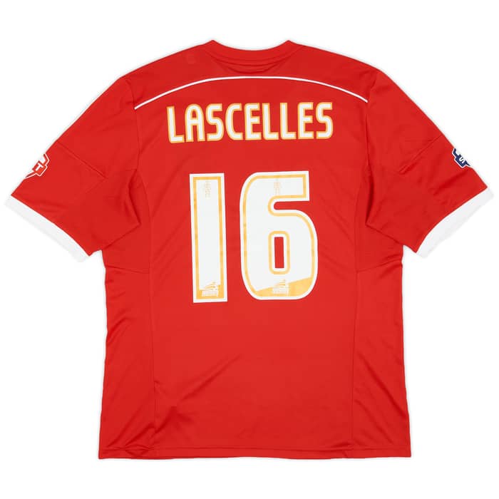 2014-15 Nottingham Forest Match Issue Home Shirt Lascelles #16
