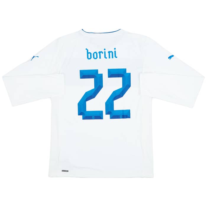 2012-13 Italy Away L/S Shirt Borini #22 - 6/10 - (L)