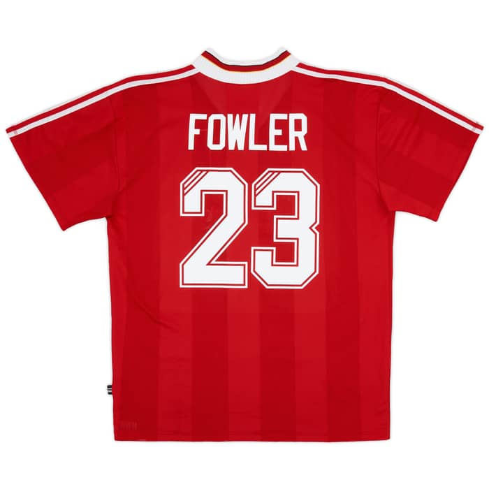 1995-96 Liverpool Home Shirt Fowler #23 - 6/10 - (XXL)