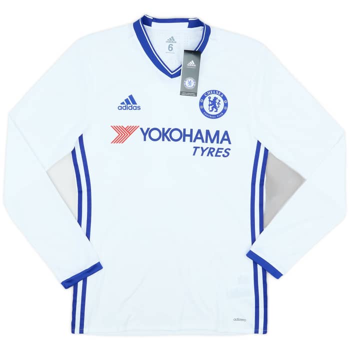 2016-17 Chelsea Player Issue Third L/S Shirt Fabregas #4 (M)