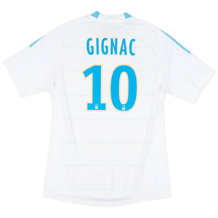 2010-11 Olympique Marseille Home Shirt Gignac #10 - 6/10 - (M)
