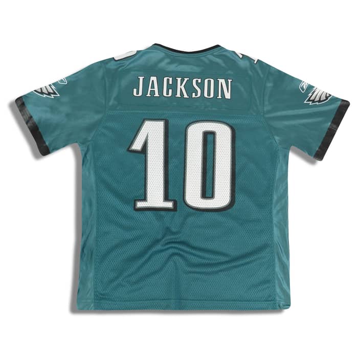 2008-11 Philadelphia Eagles Jackson #10 Reebok On Field Jersey (Home) Womens (L)