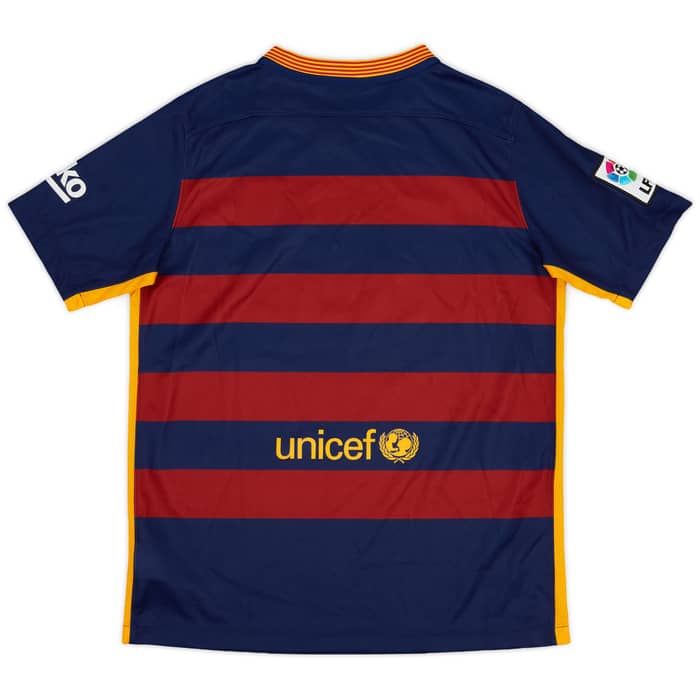 2015-16 Barcelona Home Shirt - 9/10 - (XL.Boys)