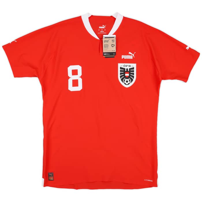 2022-23 Austria Player Issue Home Shirt Alaba #8
