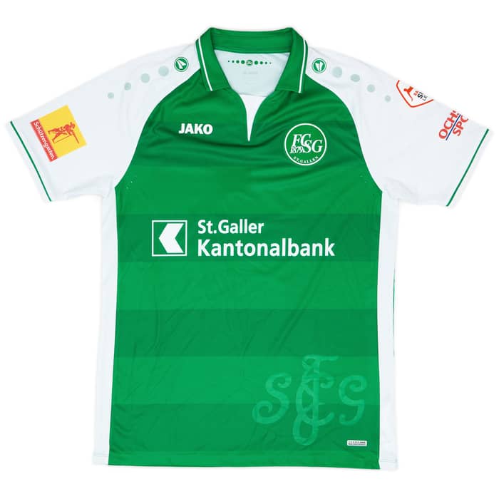 2018-19 St Gallen Match Issue Home Shirt Tafer #11