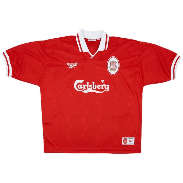 1996-98 Liverpool Home Shirt Carragher #23 - 8/10 - (XL)