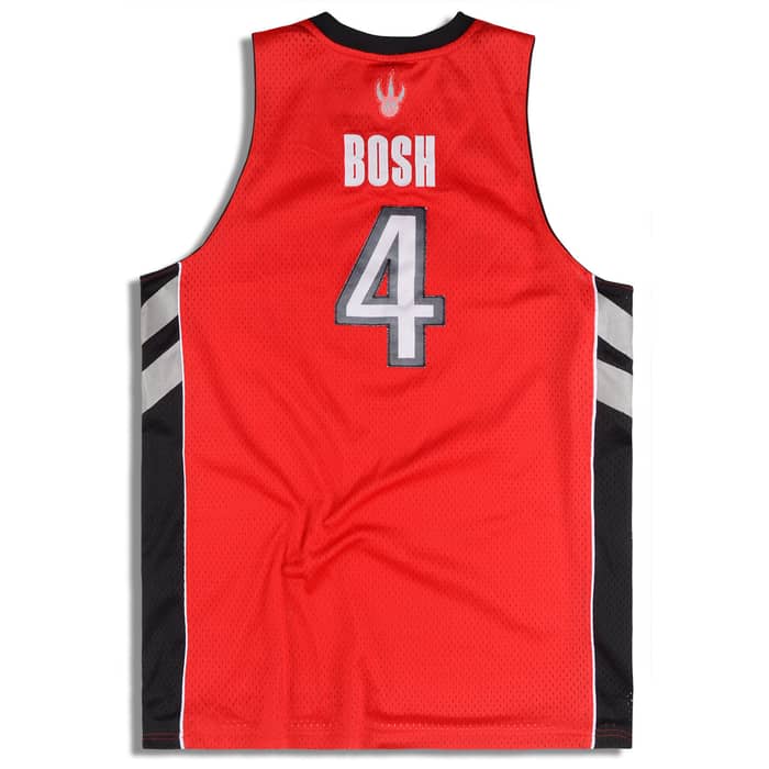 2006-10 Toronto Raptors Bosh #4 adidas Swingman Jersey (Away) XL