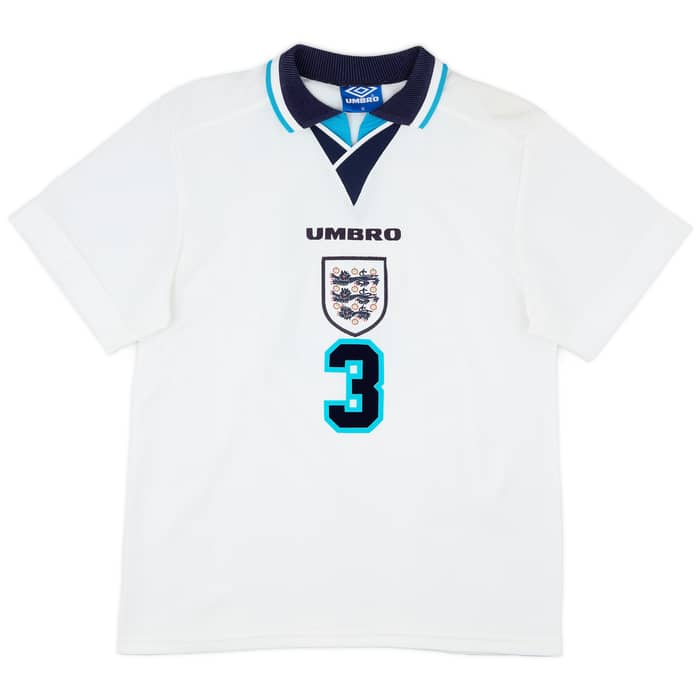 1995-97 England Home Shirt Pearce #3 - 9/10 - (M)