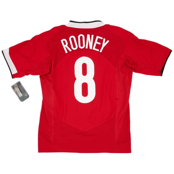 2004-06 Manchester United Home Shirt Rooney #8 (M)