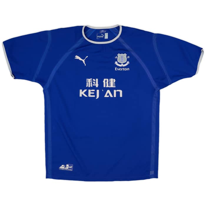 2003-04 Everton Home Shirt Gravesen #16 - 5/10 - (M)