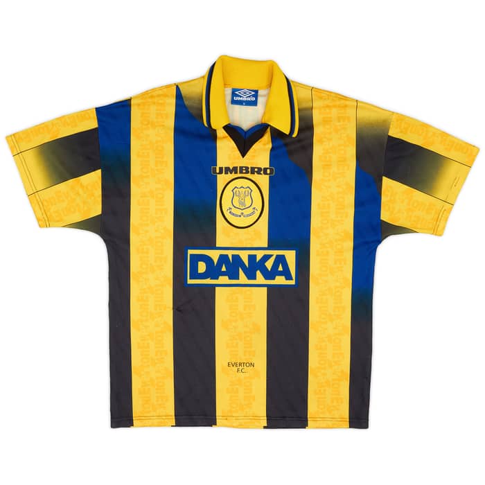 1996-98 Everton Away Shirt Ferguson #9 - 7/10 - (M)