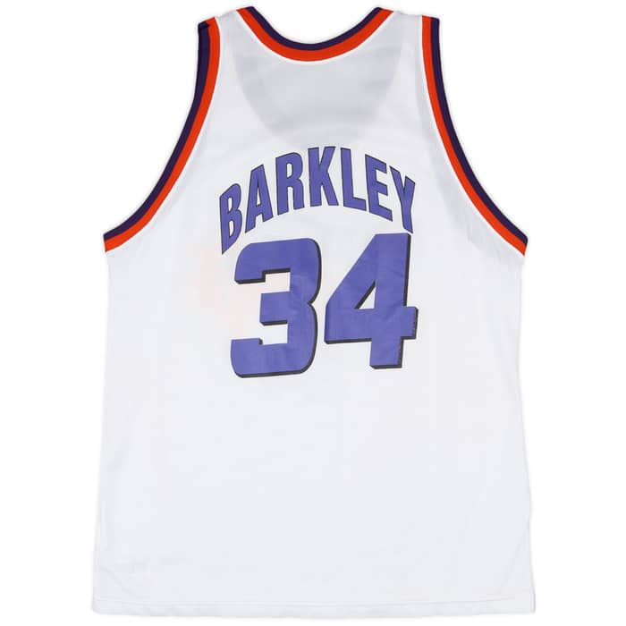 1992-95 Phoenix Suns Barkley #34 Champion Home Jersey - 9/10 - (XL)