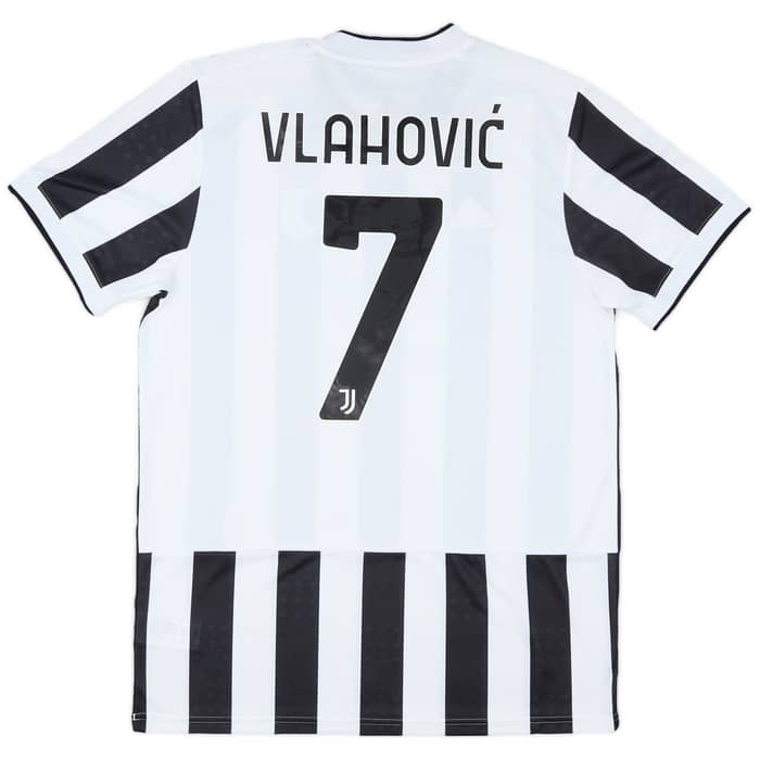 2021-22 Juventus Home Shirt Vlahovic #7 (L)