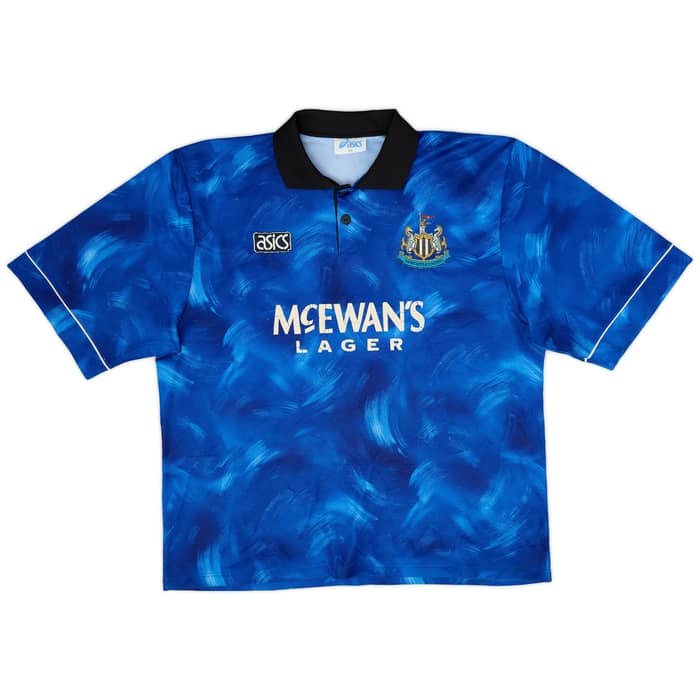 1993-95 Newcastle Away Shirt Albert #27 - 6/10 - (XXL)