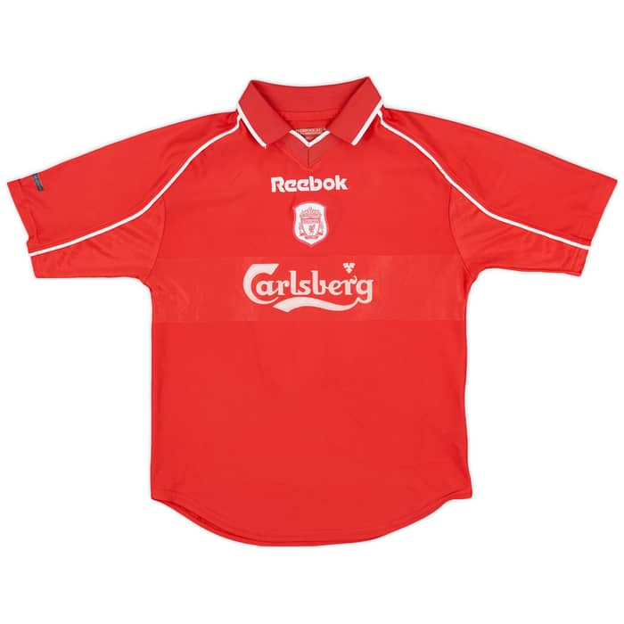 2000-02 Liverpool Home Shirt - 7/10 - (XS.Boys)