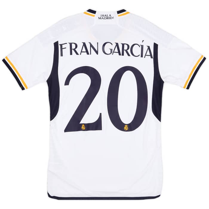 2023-24 Real Madrid Authentic Home CL Shirt Fran Garcia #20 (S)