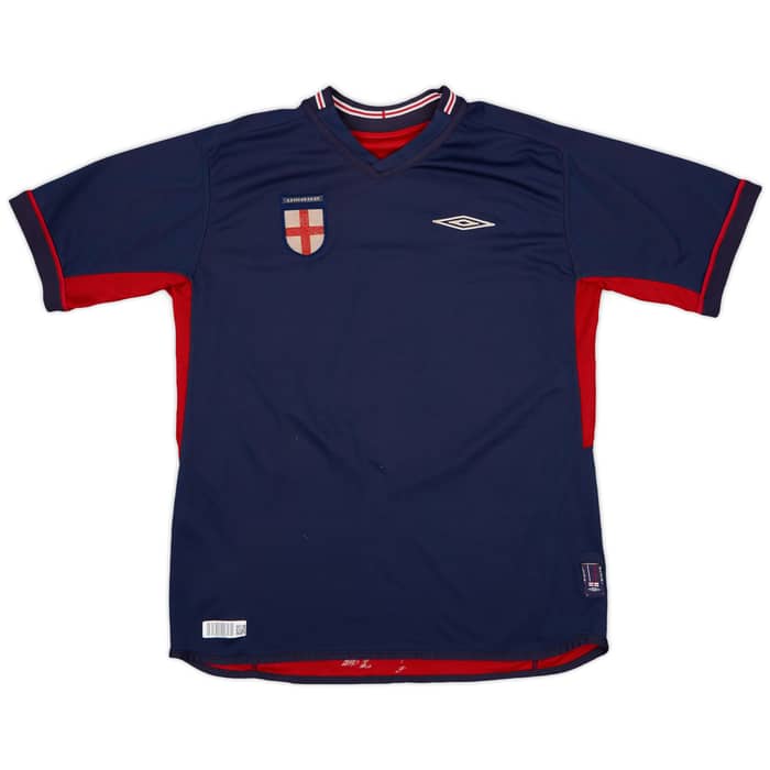 2002-04 England Away Shirt Gerrard #4 - 5/10 - (L)