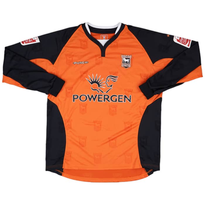 2004-06 Ipswich Town Match Issue Away L/S Shirt Mitchell #21