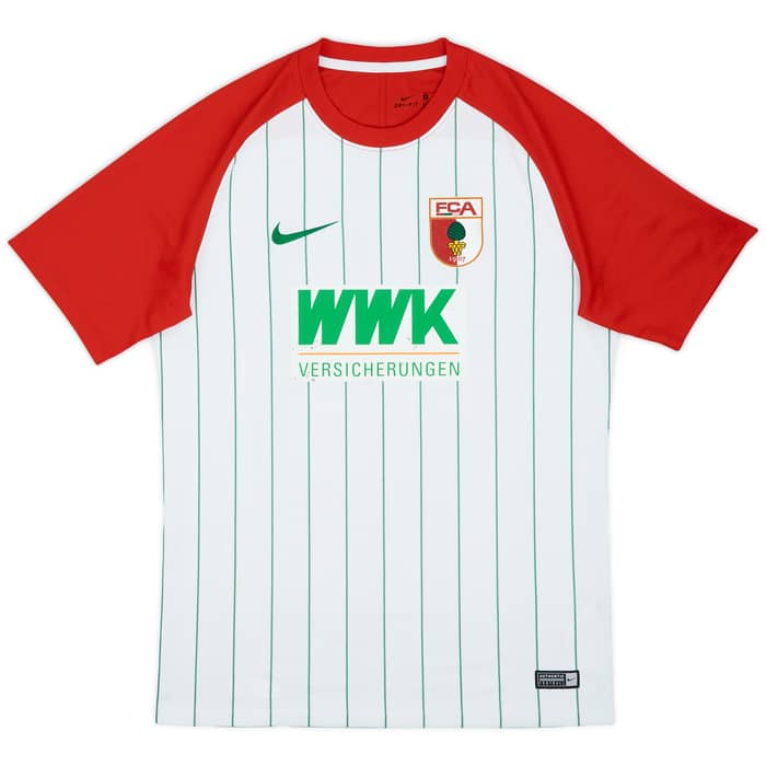 2017-18 Augsburg Home Shirt Finnbogason #27 - 6/10 - (M)